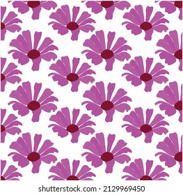 Seamless floral pattern, floral with small pink flowers, on white background. Botanical pattern for bright printing.vector illustration. used fabric clothing, wallpaper.
