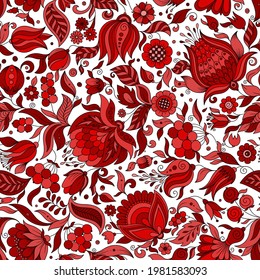 Seamless floral pattern, springsummer backdrop.