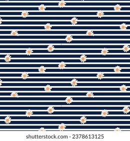 seamless floral pattern with stripes pattern, floral stripes aop, textile print, shirting pattern