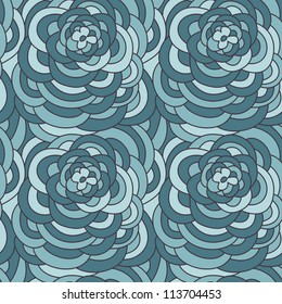 Seamless floral pattern. Stylish repeating texture. Repeating design
