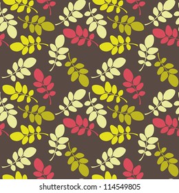 Seamless floral pattern. Stylish repeating texture. Colorful design