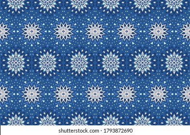 Patrón floral sin foco. Flores de doodle estilizadas. bordado étnico español. Ornamento popular. Señal solar. Impresión mediterránea. Tejidos indios orientales o turcos. Papel de la pared de Boho. Arte hipster.