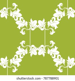 seamless floral pattern swirl lives