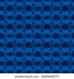 Seamless floral pattern in textile allover design