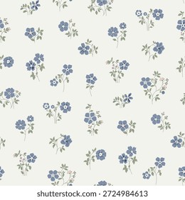 Patrón floral sin costuras, patrón textil, impresión de tela en estilo clásico vintage sobre fondo claro, floral atemporal, flor de color suave. diseño de superficie para textiles para el hogar, patrón de Fondo de pantalla, diseño listo para imprimir.