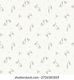 padrão floral sem costura, padrão têxtil, impressão de tecido em estilo vintage clássico no fundo claro, floral atemporal, flor de cor macia. design de superfície para casa têxtil, padrão de papel de parede, design pronto para impressão.