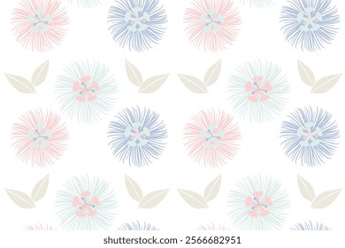 seamless floral pattern for textiles, tiles, printing