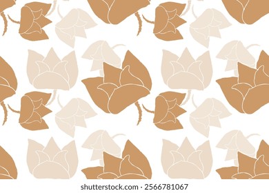 seamless floral pattern for textiles, tiles, printing