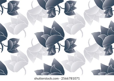 seamless floral pattern for textiles, tiles, printing