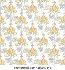 Seamless floral pattern texture background.