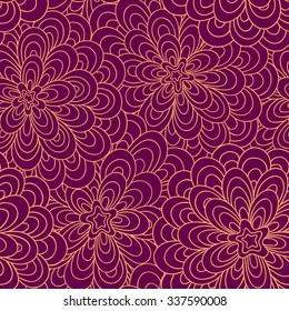 Seamless floral pattern. Texture with flowers. Endless pattern. Ornate floral background can be used for wallpaper, web page, postcard, poster, invitation, textile design, cover, banner, sticker.