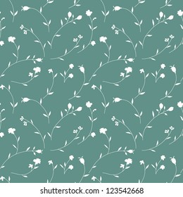 Seamless floral pattern with tiny flowers