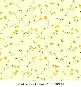 Seamless floral pattern with tiny flowers