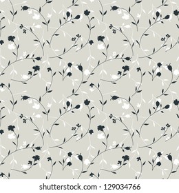 Seamless floral pattern with tiny flowers