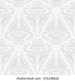 Seamless floral pattern in traditional style. Vector illustration.
