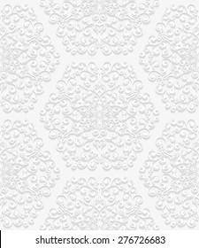 Seamless floral pattern in traditional style. Vector illustration.
