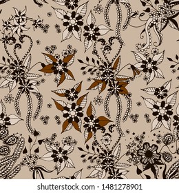 Seamless Floral Pattern. Trendy Philippine