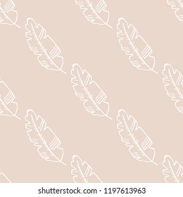 seamless floral pattern tropical palm leaves