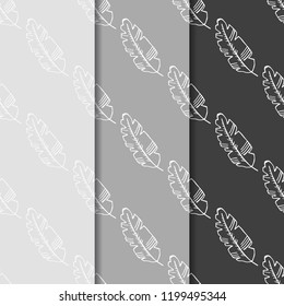 seamless floral pattern tropical palm leaves