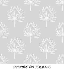 seamless floral pattern tropical palm leaves