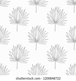 seamless floral pattern tropical palm leaves