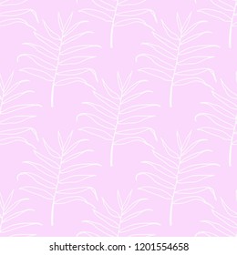seamless floral pattern tropical palm leaves