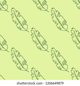 seamless floral pattern tropical palm leaves