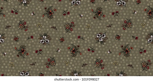 Seamless Floral Pattern in vector