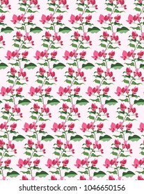 Seamless Floral Pattern in vector