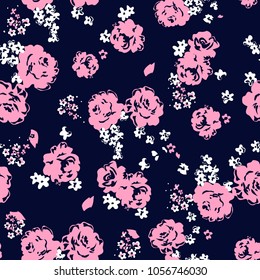 Seamless Floral Pattern in vector
