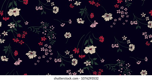Seamless Floral Pattern in vector