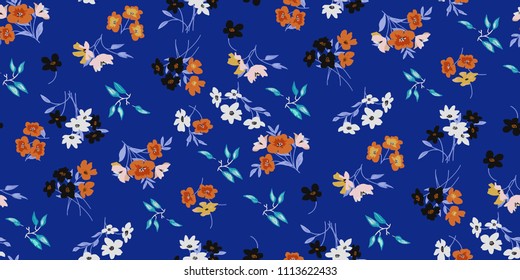 Seamless Floral Pattern in vector