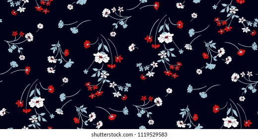 Seamless Floral Pattern in vector