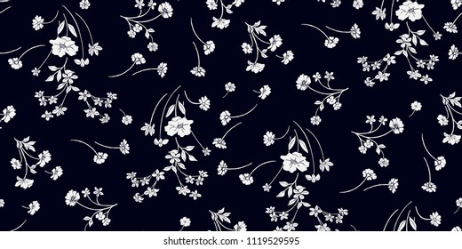 Seamless Floral Pattern in vector