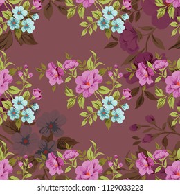 Seamless Floral Pattern in vector