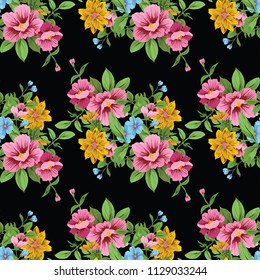 Seamless Floral Pattern in vector