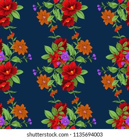 Seamless Floral Pattern in vector