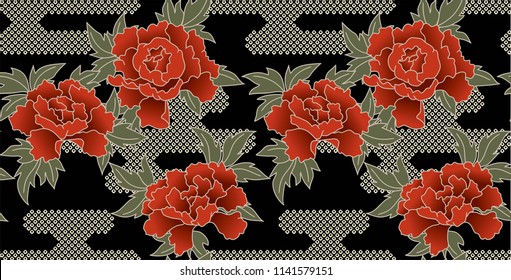 Seamless Floral Pattern in vector.