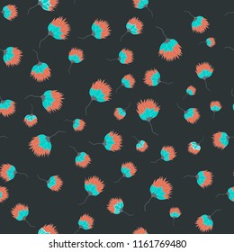 Seamless Floral Pattern in Vector