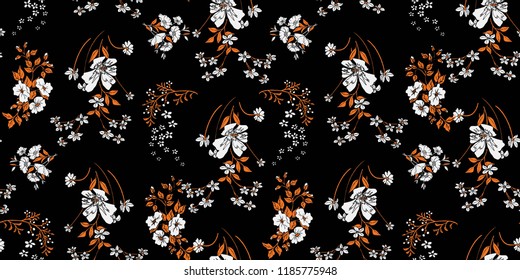 Seamless Floral Pattern in vector
