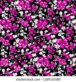 Seamless Floral Pattern in vector