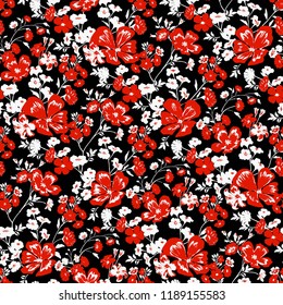 Seamless Floral Pattern in vector