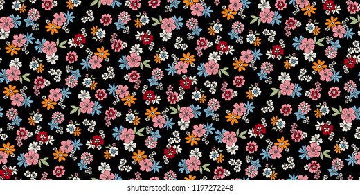 Seamless Floral Pattern in vector