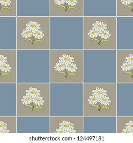 seamless floral pattern, vector
