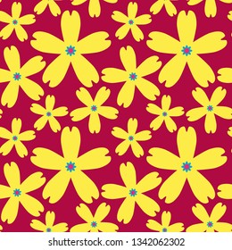 Seamless Floral Pattern in vector