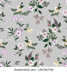 Seamless Floral Pattern in vector