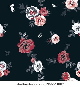 Seamless Floral Pattern in vector - Vector 