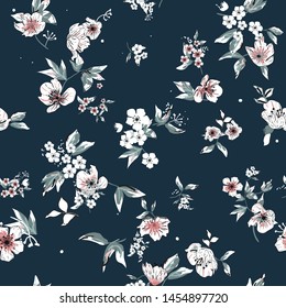 Seamless Floral Pattern in vector
