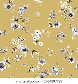 Seamless Floral Pattern in vector
