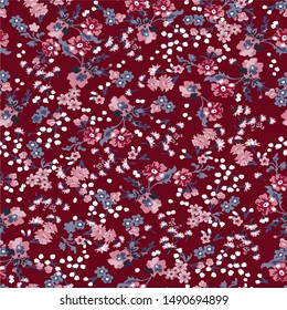 Seamless Floral Pattern in vector